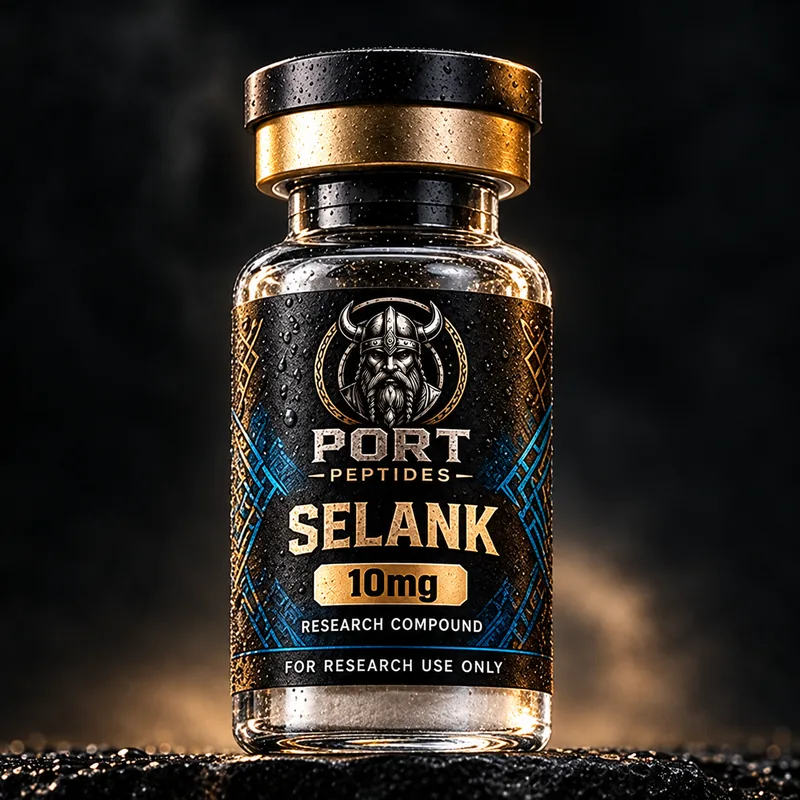 Selank research peptide vial — Port Peptides